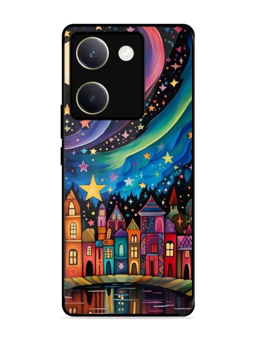 Starlit Village Glossy Soft Edge Case for Vivo Y200 Pro (5G) Chachhi