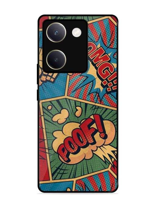 Comic Book Chaos Glossy Soft Edge Case for Vivo Y200 Pro (5G) Chachhi