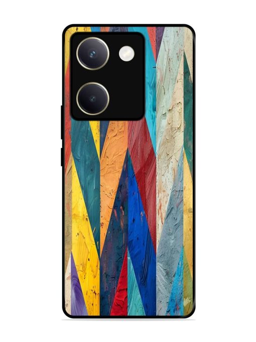 Abstract Tapestry Glossy Soft Edge Case for Vivo Y200 Pro (5G) Chachhi