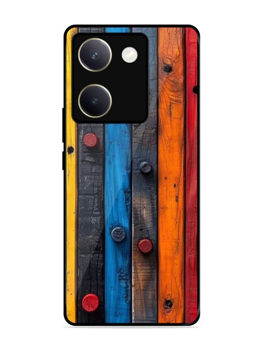 Rainbow Plank Glossy Soft Edge Case for Vivo Y200 Pro (5G) Chachhi