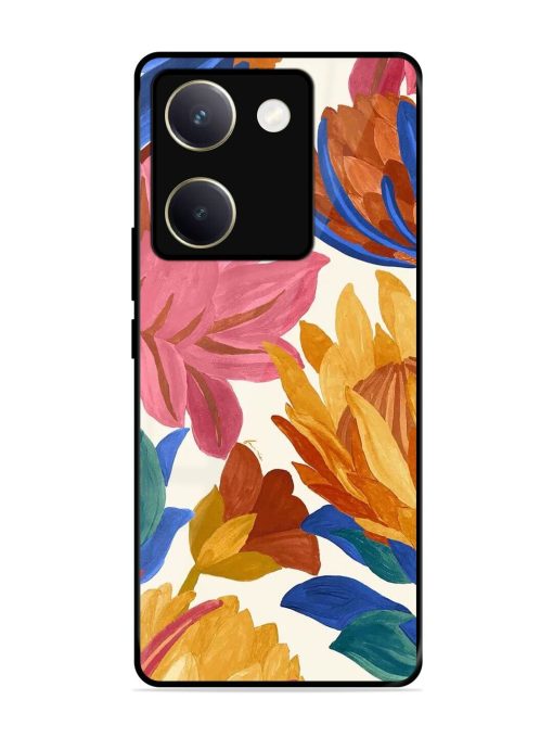 Blooming Tapestry Glossy Soft Edge Case for Vivo Y200 Pro (5G) Chachhi