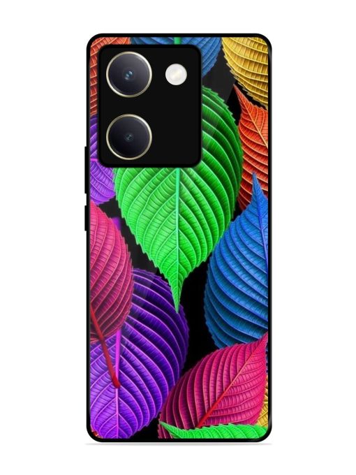 Rainbow Leaf Symphony Glossy Soft Edge Case for Vivo Y200 Pro (5G) Chachhi