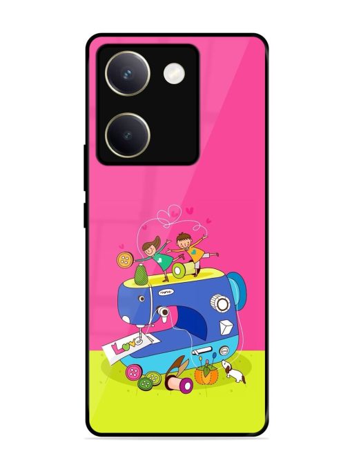 Sew Cute Glossy Soft Edge Case for Vivo Y200 Pro (5G) Chachhi