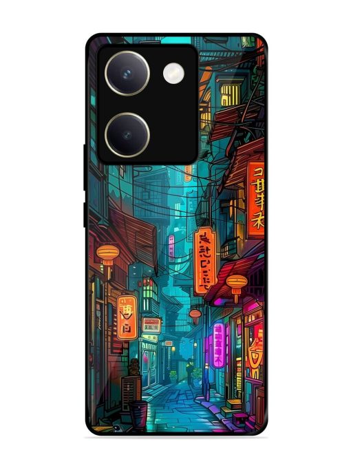 Neon Nightscape Glossy Soft Edge Case for Vivo Y200 Pro (5G) Chachhi