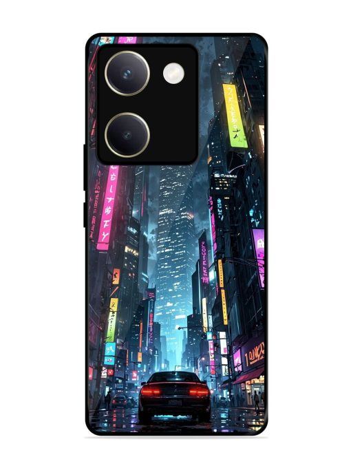 Neon Nightscape Glossy Soft Edge Case for Vivo Y200 Pro (5G) Chachhi