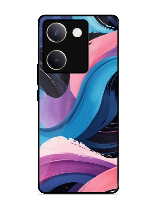 Whimsical Waves Glossy Soft Edge Case for Vivo Y200 Pro (5G) Chachhi