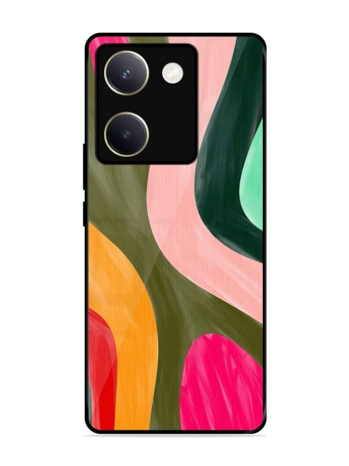 Wavy Wonderland Glossy Soft Edge Case for Vivo Y200 Pro (5G) Chachhi