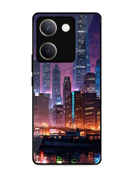 Neon Nightscape Glossy Soft Edge Case for Vivo Y200 Pro (5G) Chachhi