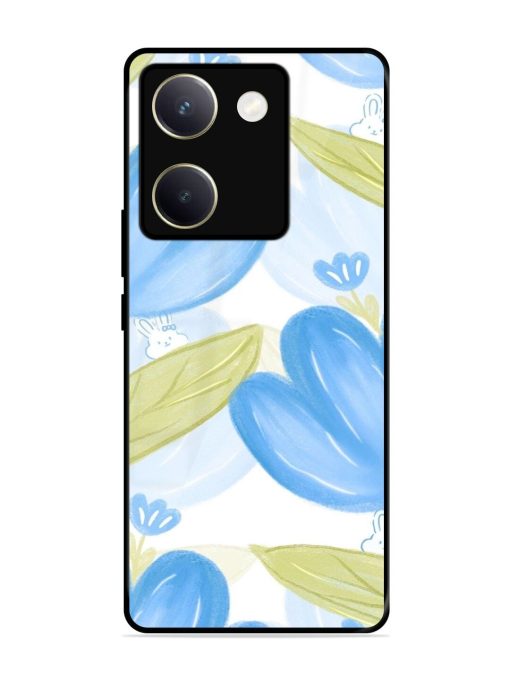 Bunny'S Blue Garden Glossy Soft Edge Case for Vivo Y200 Pro (5G) Chachhi