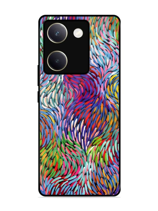 Vibrant Waves Glossy Soft Edge Case for Vivo Y200 Pro (5G) Chachhi