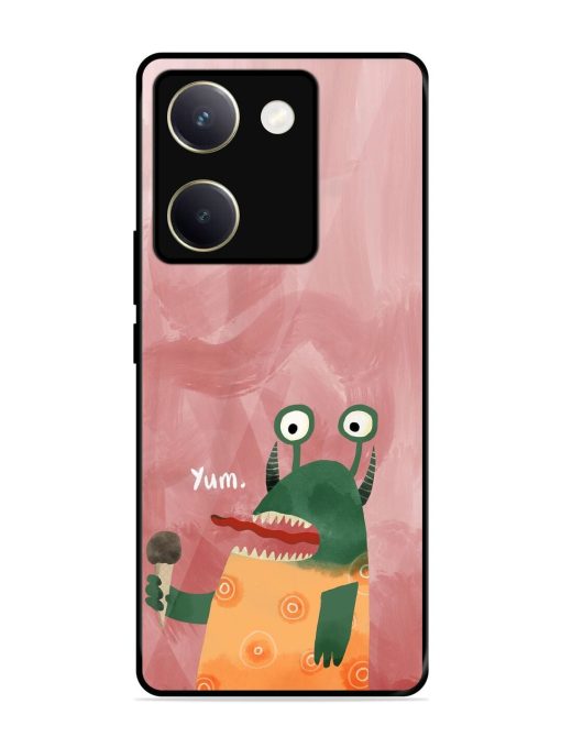 Hungry Monster Glossy Soft Edge Case for Vivo Y200 Pro (5G) Chachhi