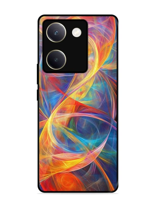 Cosmic Currents Glossy Soft Edge Case for Vivo Y200 Pro (5G) Chachhi