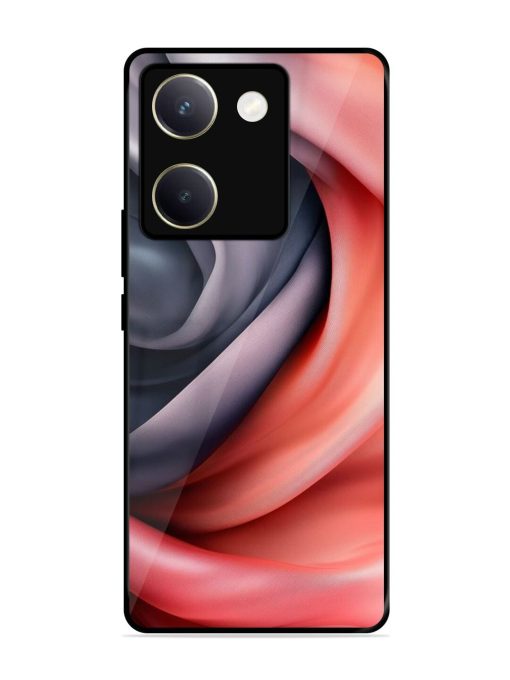 Swirling Silk Glossy Soft Edge Case for Vivo Y200 Pro (5G) Chachhi