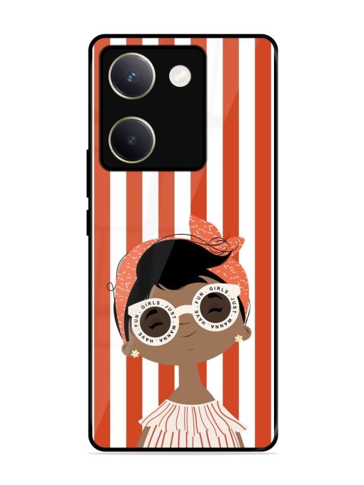 Girls Just Wanna Have Fun Glossy Soft Edge Case for Vivo Y200 Pro (5G) Chachhi