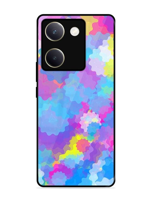 Psychedelic Cloud Burst Glossy Soft Edge Case for Vivo Y200 Pro (5G) Chachhi