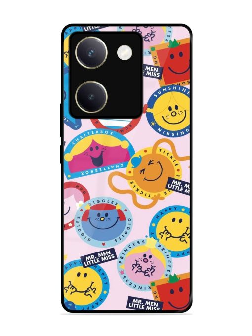 Whimsical Mr. Men & Little Miss Glossy Soft Edge Case for Vivo Y200 Pro (5G) Chachhi