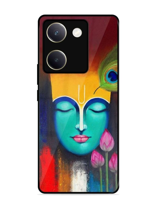 Divine Tranquility: The Face Of Krishna Glossy Soft Edge Case for Vivo Y200 Pro (5G) Chachhi