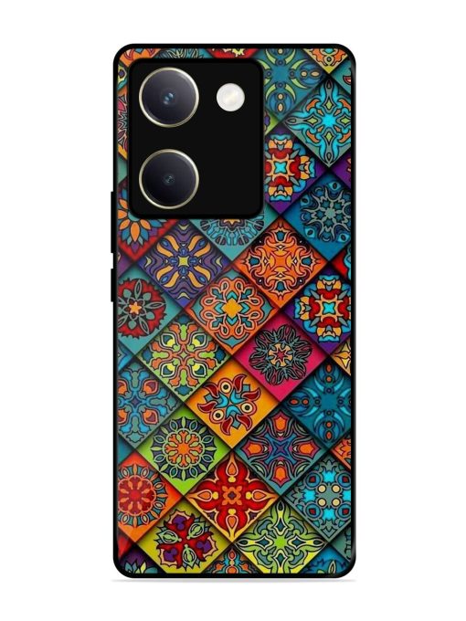 Patchwork Mandala Mosaic Glossy Soft Edge Case for Vivo Y200 Pro (5G) Chachhi