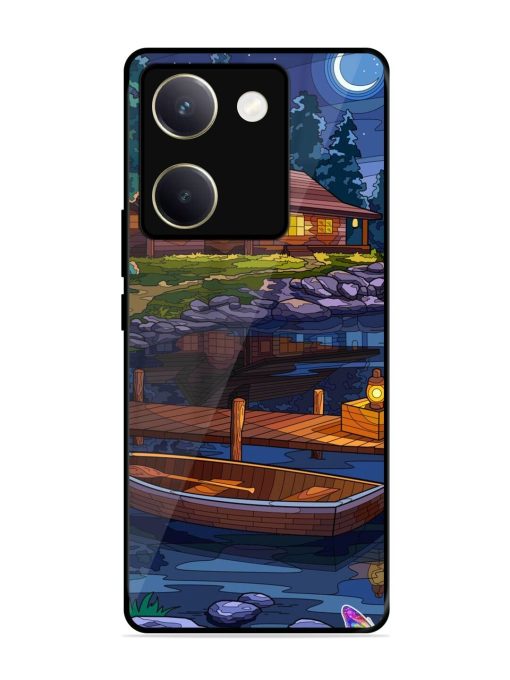 Moonlit Serenity Glossy Soft Edge Case for Vivo Y200 Pro (5G) Chachhi