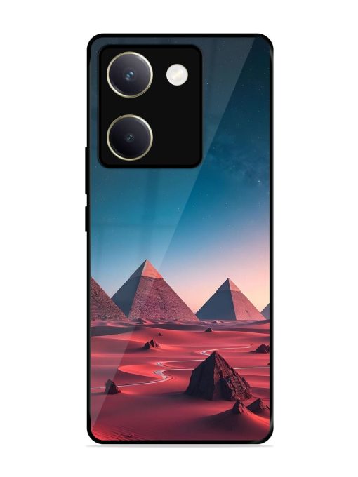 Ancient Wonders Sky Glossy Soft Edge Case for Vivo Y200 Pro (5G) Chachhi