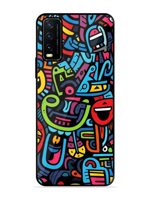 Doodlephoria Glossy Soft Edge Case for Vivo Y20A Chachhi