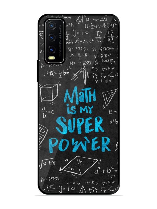 Math Magic Glossy Soft Edge Case for Vivo Y20A Chachhi