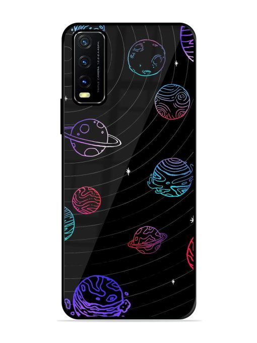 Cosmic Ballet Glossy Soft Edge Case for Vivo Y20A Chachhi