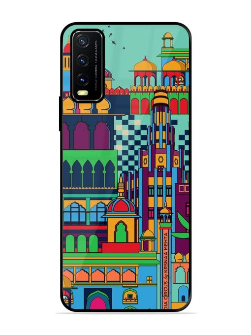 Indian Tapestry Glossy Soft Edge Case for Vivo Y20A Chachhi