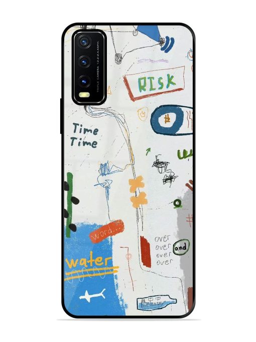 Mind Map Madness Glossy Soft Edge Case for Vivo Y20A Chachhi