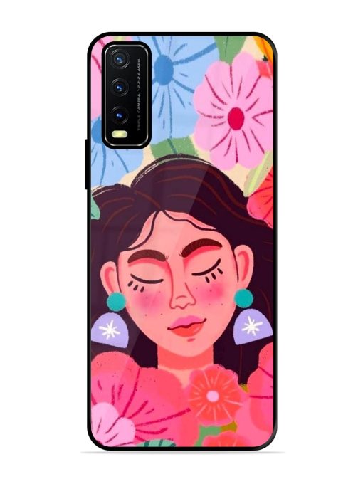 Blooming Serenity Glossy Soft Edge Case for Vivo Y20A Chachhi