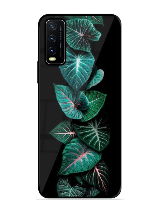 Emerald Elegance Glossy Soft Edge Case for Vivo Y20A Chachhi