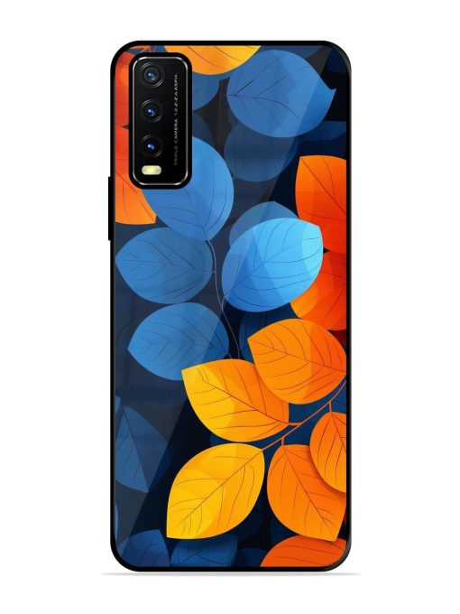 Autumn'S Contrast Glossy Soft Edge Case for Vivo Y20A Chachhi