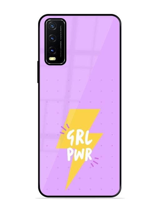 Girl Power Spark Glossy Soft Edge Case for Vivo Y20A Chachhi