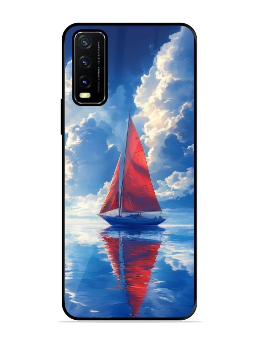 Crimson Sails Glossy Soft Edge Case for Vivo Y20A Chachhi