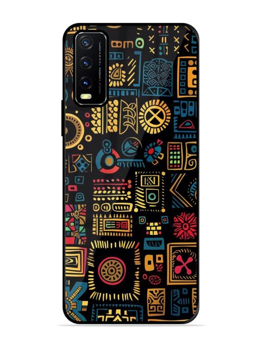 Tribal Tapestry Glossy Soft Edge Case for Vivo Y20A Chachhi