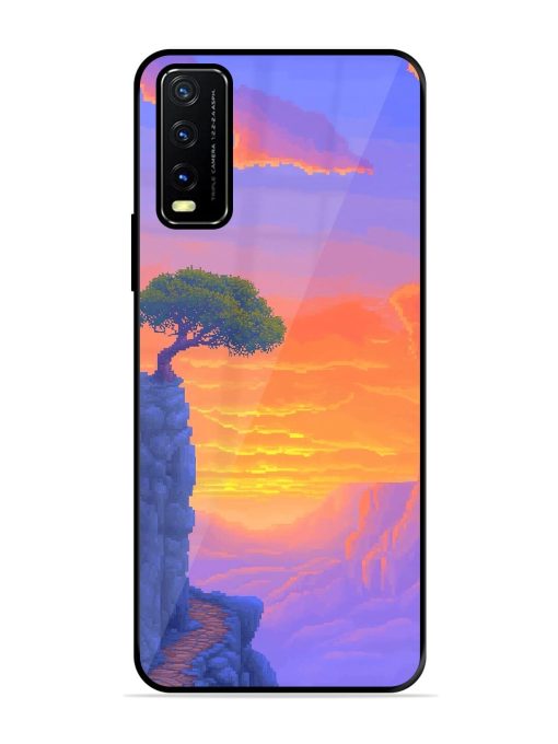 Cliffside Solitude Glossy Soft Edge Case for Vivo Y20A Chachhi