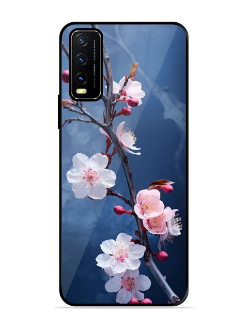 Delicate Blossoms Glossy Soft Edge Case for Vivo Y20A Chachhi