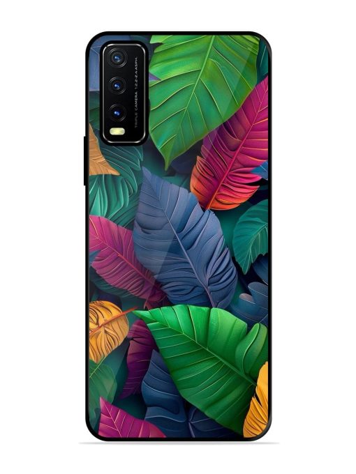 Tropical Tapestry Glossy Soft Edge Case for Vivo Y20A Chachhi