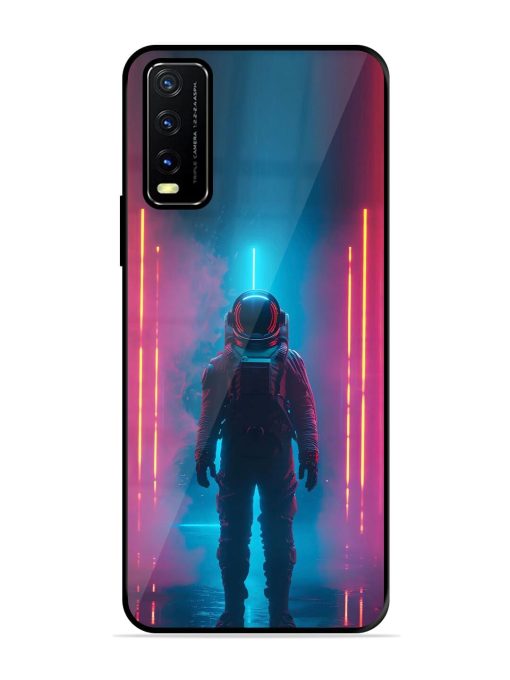 Neon Astronaut Glossy Soft Edge Case for Vivo Y20A Chachhi