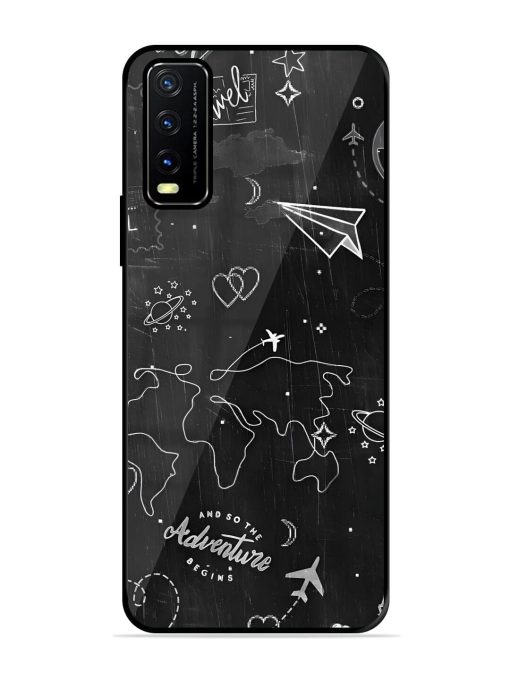 Wanderlust Sketchbook Glossy Soft Edge Case for Vivo Y20A Chachhi