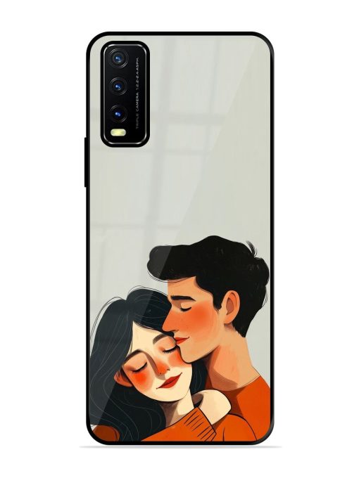 Craft Couples Glossy Soft Edge Case for Vivo Y20A Chachhi