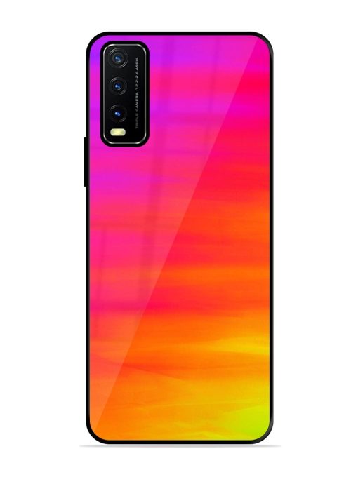 Neon Horizon Glossy Soft Edge Case for Vivo Y20A Chachhi