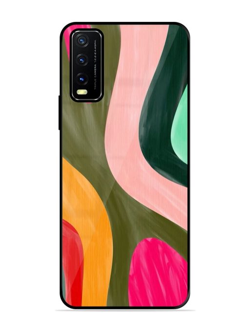 Wavy Wonderland Glossy Soft Edge Case for Vivo Y20A