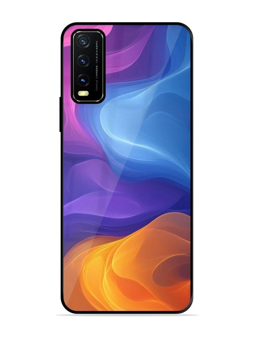 Cosmic Currents Glossy Soft Edge Case for Vivo Y20A