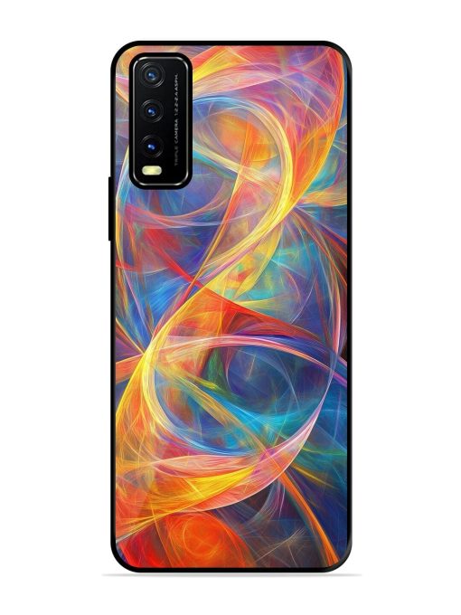 Cosmic Currents Glossy Soft Edge Case for Vivo Y20A Chachhi