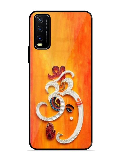 Ganesha In Quilling Art Glossy Soft Edge Case for Vivo Y20A Chachhi