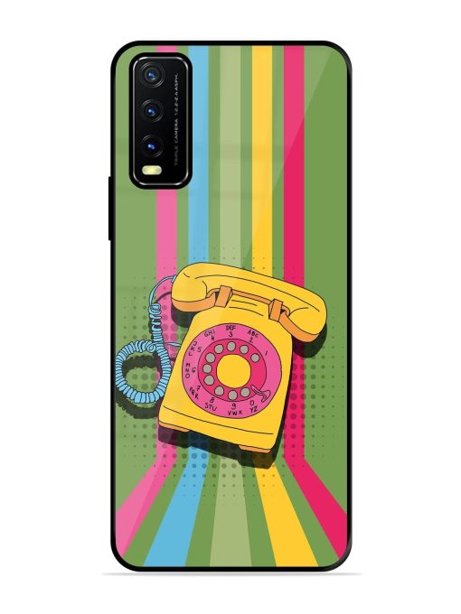 Retro Dialer Glossy Soft Edge Case for Vivo Y20A Chachhi