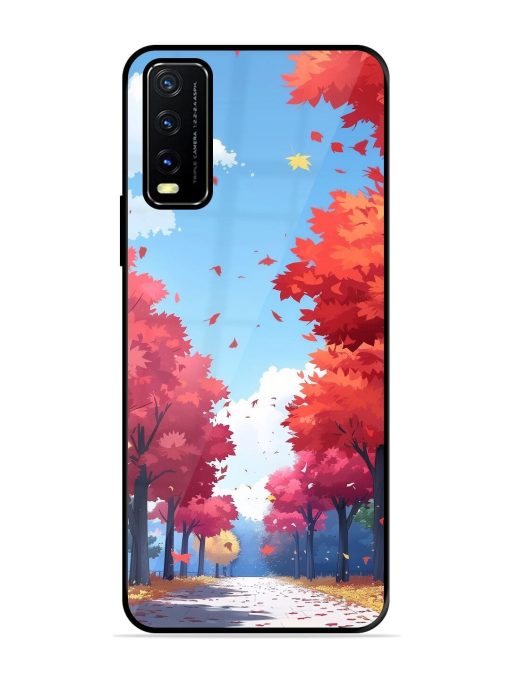 Autumn'S Embrace Glossy Soft Edge Case for Vivo Y20G Chachhi