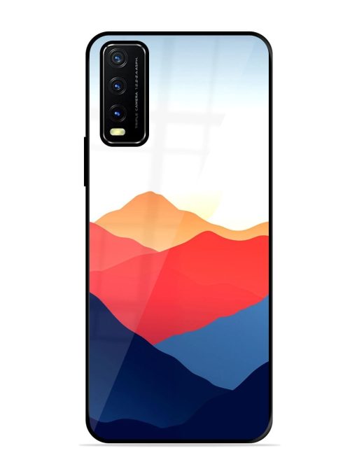 Sunset Peaks Glossy Soft Edge Case for Vivo Y20G Chachhi