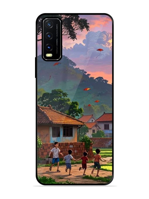 Sunset Play Glossy Soft Edge Case for Vivo Y20G Chachhi